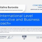 Certificate BusinessExecutive Coach