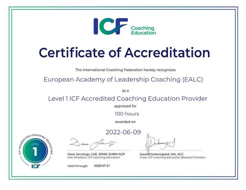 Сертифікат ICF